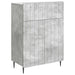 Bufet cu sertar Gri Beton 66 x 34,5 x 92 cm Lemn prelucrat - WALTI WALTI