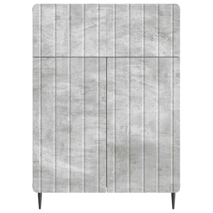 Bufet cu sertar Gri Beton 66 x 34,5 x 92 cm Lemn prelucrat - WALTI WALTI