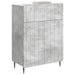 Bufet cu sertar Gri Beton 66 x 34,5 x 92 cm Lemn prelucrat - WALTI WALTI