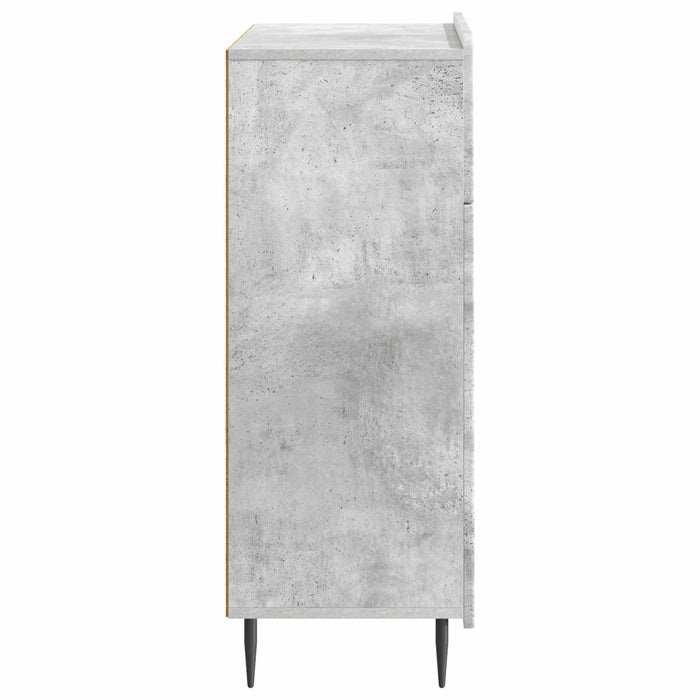Bufet cu sertar Gri Beton 66 x 34,5 x 92 cm Lemn prelucrat - WALTI WALTI