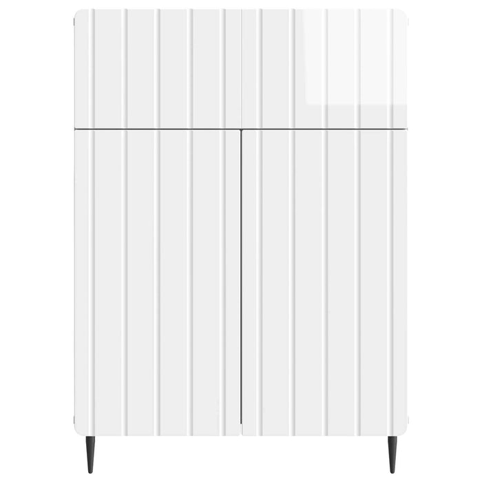 Bufet Alb foarte lucios 66 x 34,5 x 92 cm Lemn prelucrat - WALTI WALTI