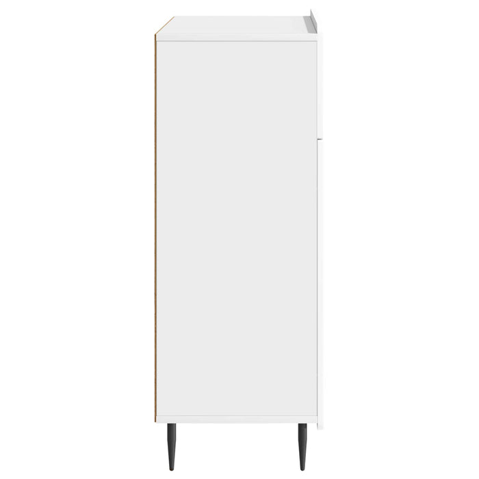 Bufet Alb foarte lucios 66 x 34,5 x 92 cm Lemn prelucrat - WALTI WALTI