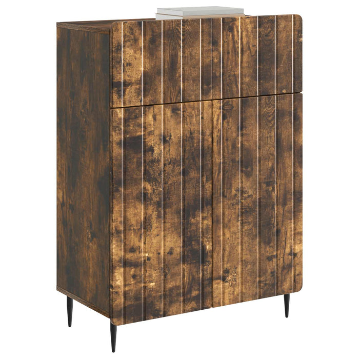 Bufet cu sertar Stejar fumuriu 66 x 34,5 x 92 cm Lemn prelucrat - WALTI WALTI