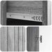 Bufet cu sertar Sonoma gri 66 x 34,5 x 92 cm Lemn prelucrat - WALTI WALTI
