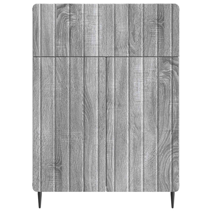 Bufet cu sertar Sonoma gri 66 x 34,5 x 92 cm Lemn prelucrat - WALTI WALTI