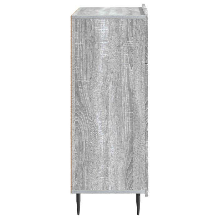 Bufet cu sertar Sonoma gri 66 x 34,5 x 92 cm Lemn prelucrat - WALTI WALTI