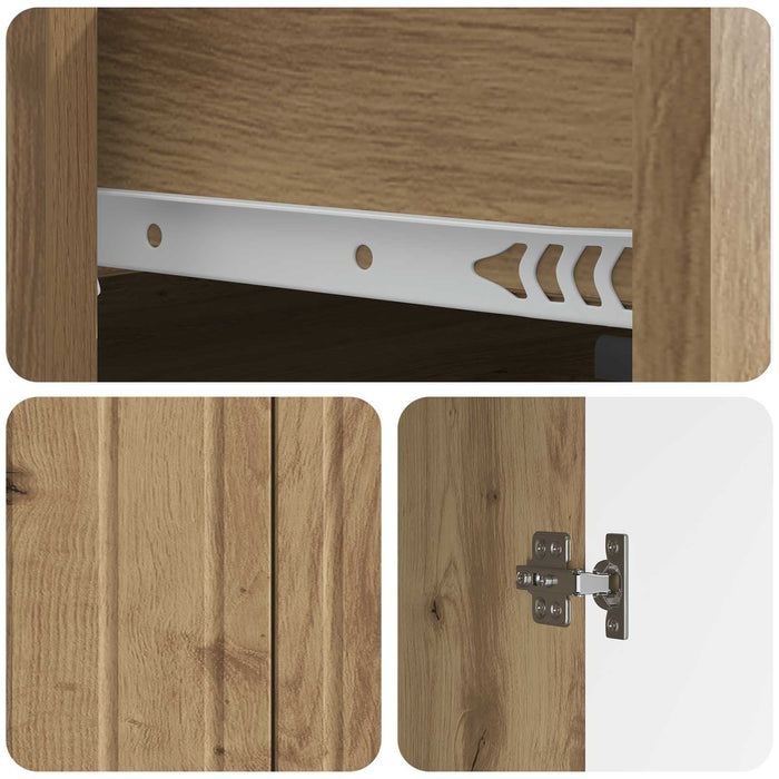 Bufet Stejar Artizanal 66 x 34,5 x 92 cm Lemn prelucrat - WALTI WALTI