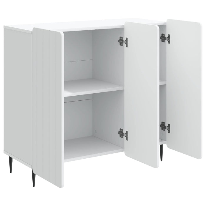 Bufet Alb 89 x 34,5 x 82 cm Lemn prelucrat - WALTI WALTI