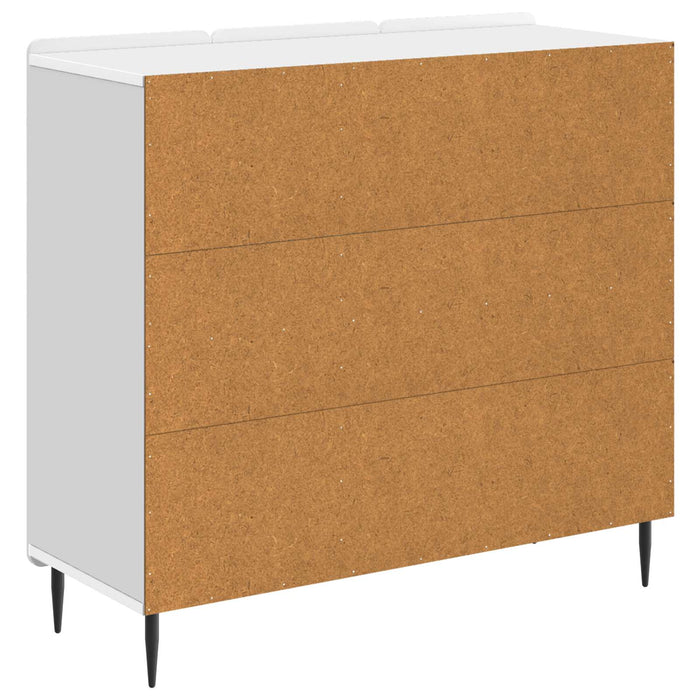Bufet Alb 89 x 34,5 x 82 cm Lemn prelucrat - WALTI WALTI