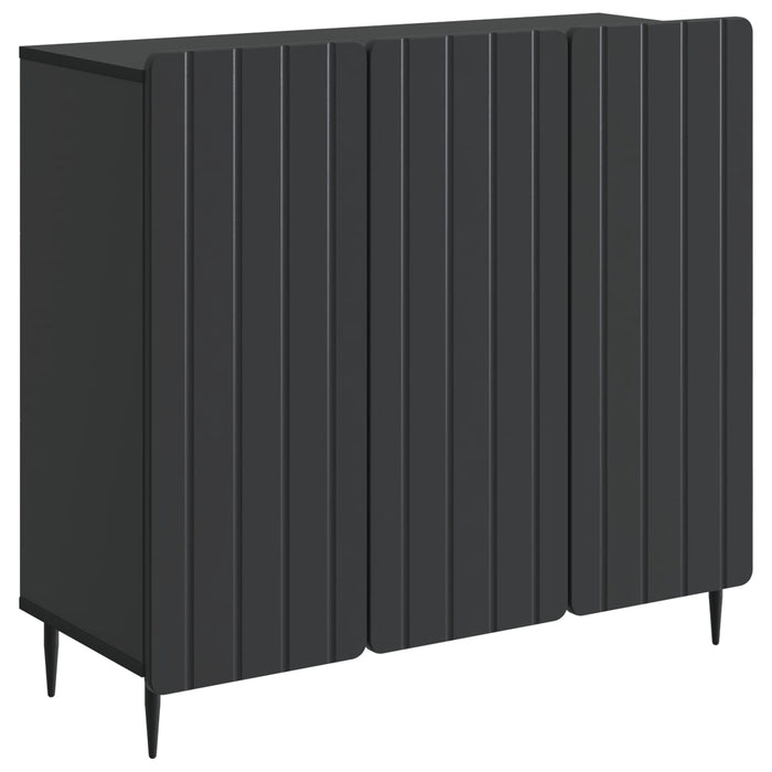 Bufet Negru 89 x 34,5 x 82 cm Lemn prelucrat - WALTI WALTI