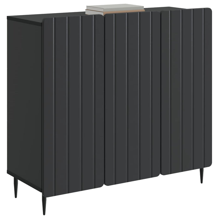 Bufet Negru 89 x 34,5 x 82 cm Lemn prelucrat - WALTI WALTI