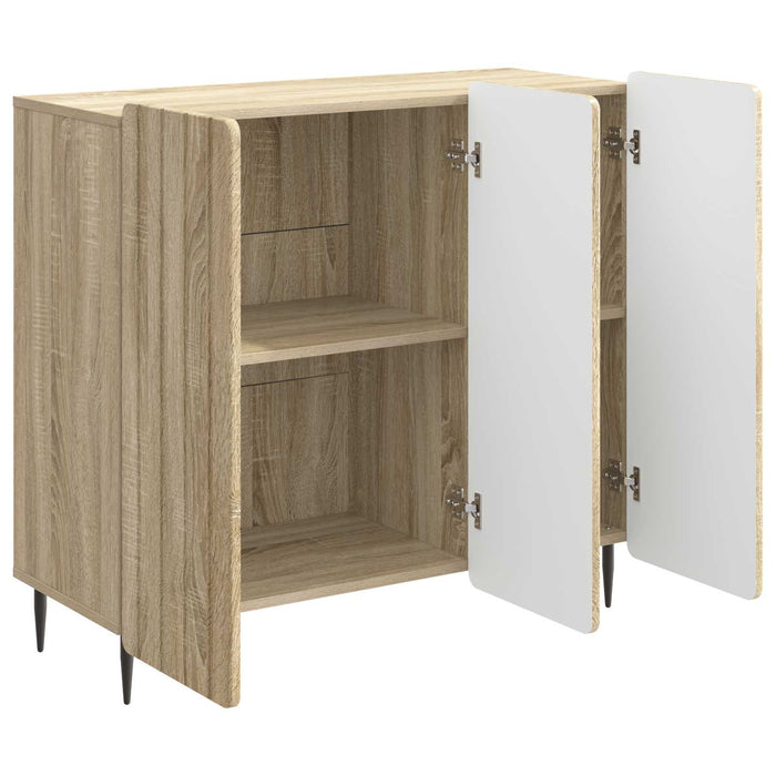 Bufet Stejar Sonoma 89 x 34,5 x 82 cm Lemn prelucrat - WALTI WALTI