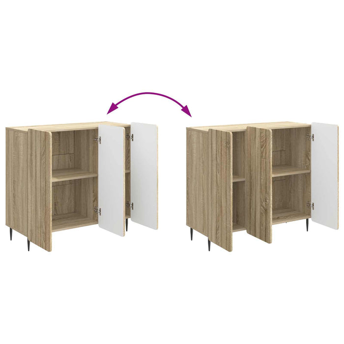 Bufet Stejar Sonoma 89 x 34,5 x 82 cm Lemn prelucrat - WALTI WALTI
