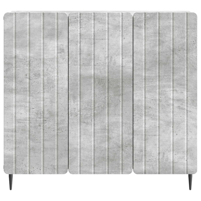 Bufet Gri Beton 89 x 34,5 x 82 cm Lemn prelucrat - WALTI WALTI