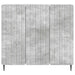 Bufet Gri Beton 89 x 34,5 x 82 cm Lemn prelucrat - WALTI WALTI