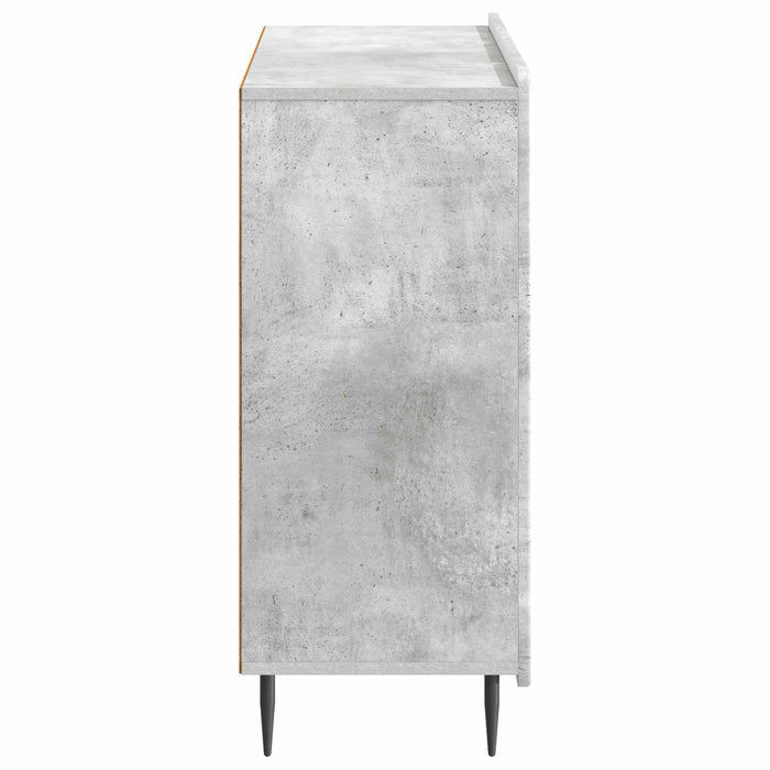 Bufet Gri Beton 89 x 34,5 x 82 cm Lemn prelucrat - WALTI WALTI