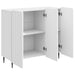 Bufet Alb foarte lucios 89 x 34,5 x 82 cm Lemn prelucrat - WALTI WALTI