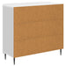 Bufet Alb foarte lucios 89 x 34,5 x 82 cm Lemn prelucrat - WALTI WALTI
