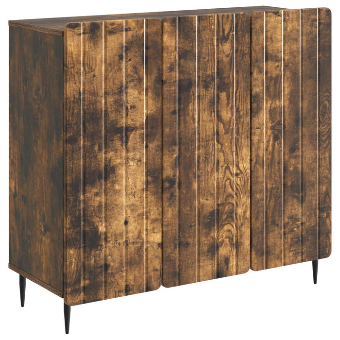Bufet Stejar fumuriu 89 x 34,5 x 82 cm Lemn prelucrat - WALTI WALTI