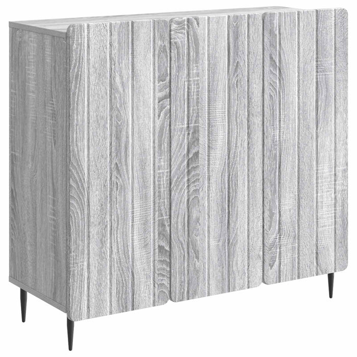 Bufet Sonoma gri 89 x 34,5 x 82 cm Lemn prelucrat - WALTI WALTI