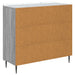 Bufet Sonoma gri 89 x 34,5 x 82 cm Lemn prelucrat - WALTI WALTI