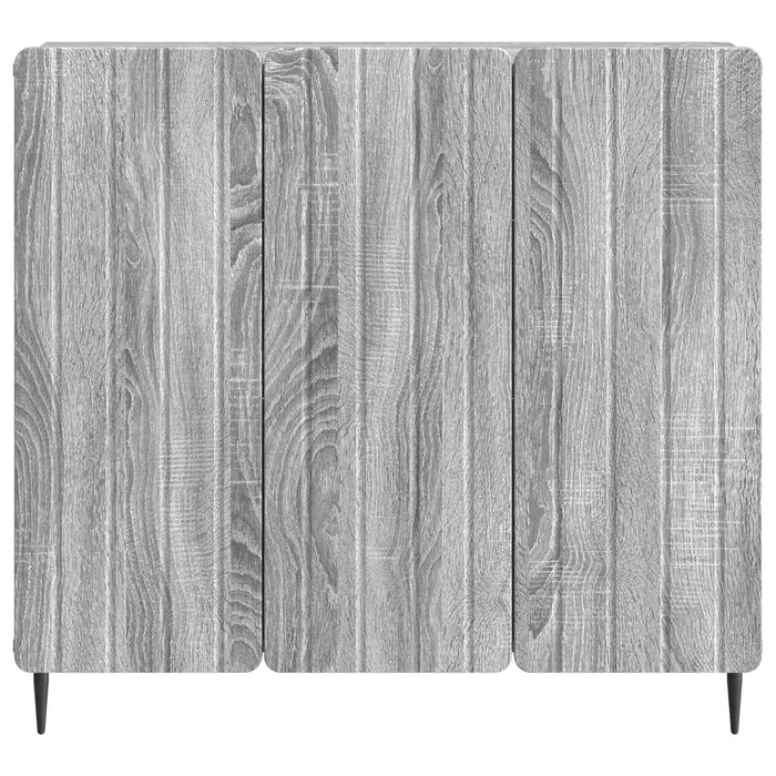Bufet Sonoma gri 89 x 34,5 x 82 cm Lemn prelucrat - WALTI WALTI