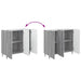 Bufet Sonoma gri 89 x 34,5 x 82 cm Lemn prelucrat - WALTI WALTI