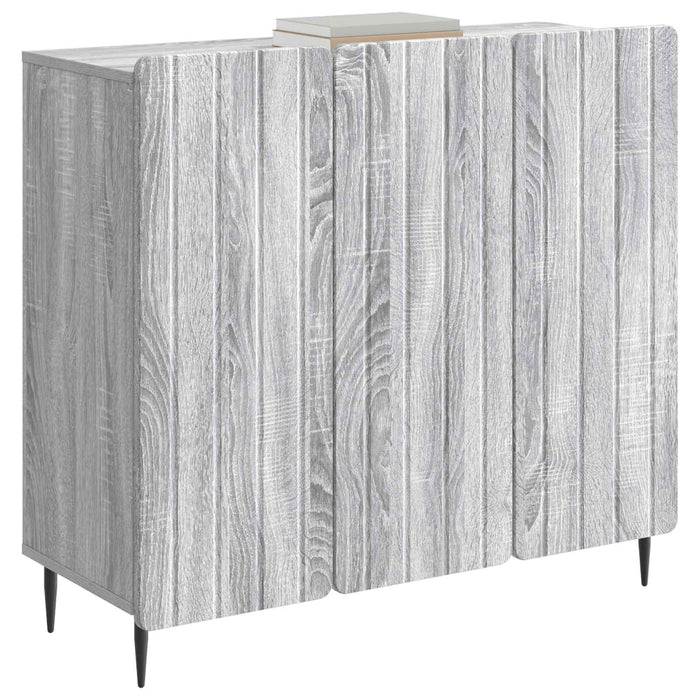 Bufet Sonoma gri 89 x 34,5 x 82 cm Lemn prelucrat - WALTI WALTI
