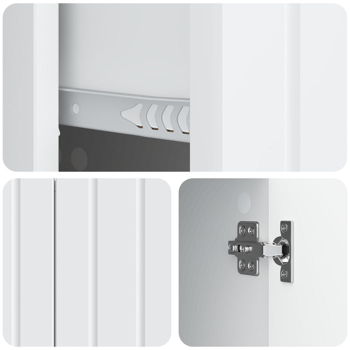 Bufet cu sertar Alb 89 x 34,5 x 62 cm Lemn prelucrat - WALTI WALTI