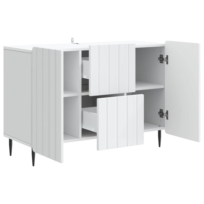 Bufet cu sertar Alb 89 x 34,5 x 62 cm Lemn prelucrat - WALTI WALTI