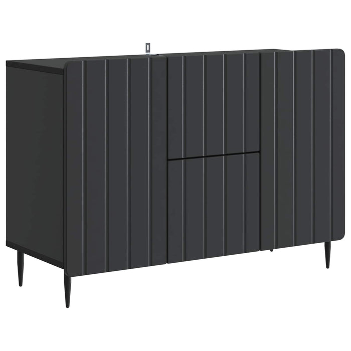 Bufet cu sertar Negru 89 x 34,5 x 62 cm Lemn prelucrat - WALTI WALTI