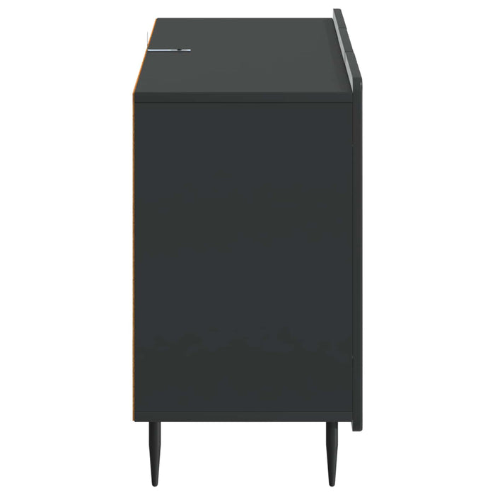 Bufet cu sertar Negru 89 x 34,5 x 62 cm Lemn prelucrat - WALTI WALTI
