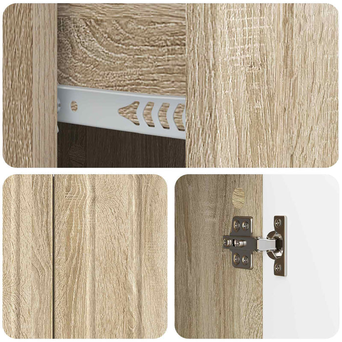 Bufet cu sertar Stejar Sonoma 89 x 34,5 x 62 cm Lemn prelucrat - WALTI WALTI