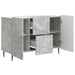Bufet cu sertar Gri Beton 89 x 34,5 x 62 cm Lemn prelucrat - WALTI WALTI