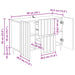 Bufet cu sertar Gri Beton 89 x 34,5 x 62 cm Lemn prelucrat - WALTI WALTI