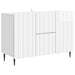 Bufet Alb foarte lucios 89 x 34,5 x 62 cm Lemn prelucrat - WALTI WALTI