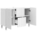 Bufet Alb foarte lucios 89 x 34,5 x 62 cm Lemn prelucrat - WALTI WALTI