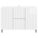 Bufet Alb foarte lucios 89 x 34,5 x 62 cm Lemn prelucrat - WALTI WALTI