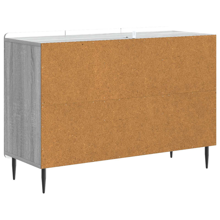 Bufet cu sertar Sonoma gri 89 x 34,5 x 62 cm Lemn prelucrat - WALTI WALTI