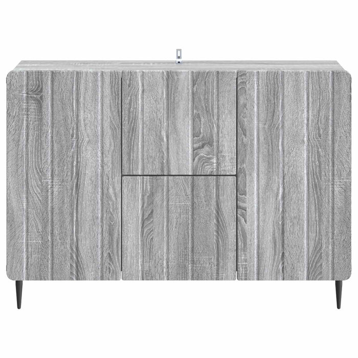 Bufet cu sertar Sonoma gri 89 x 34,5 x 62 cm Lemn prelucrat - WALTI WALTI