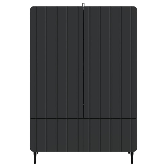 Bufet cu sertar Negru 66 x 34,5 x 97 cm Lemn prelucrat - WALTI WALTI