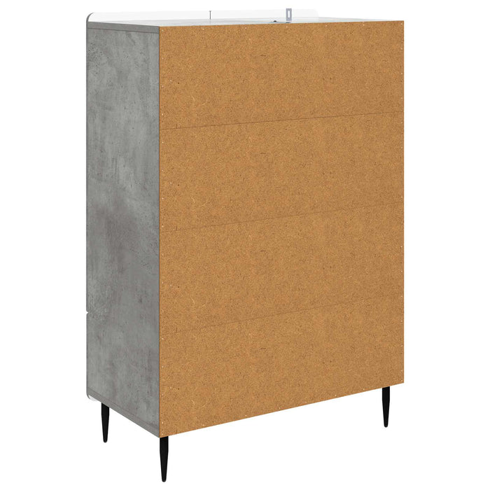 Bufet cu sertar Gri Beton 66 x 34,5 x 97 cm Lemn prelucrat - WALTI WALTI