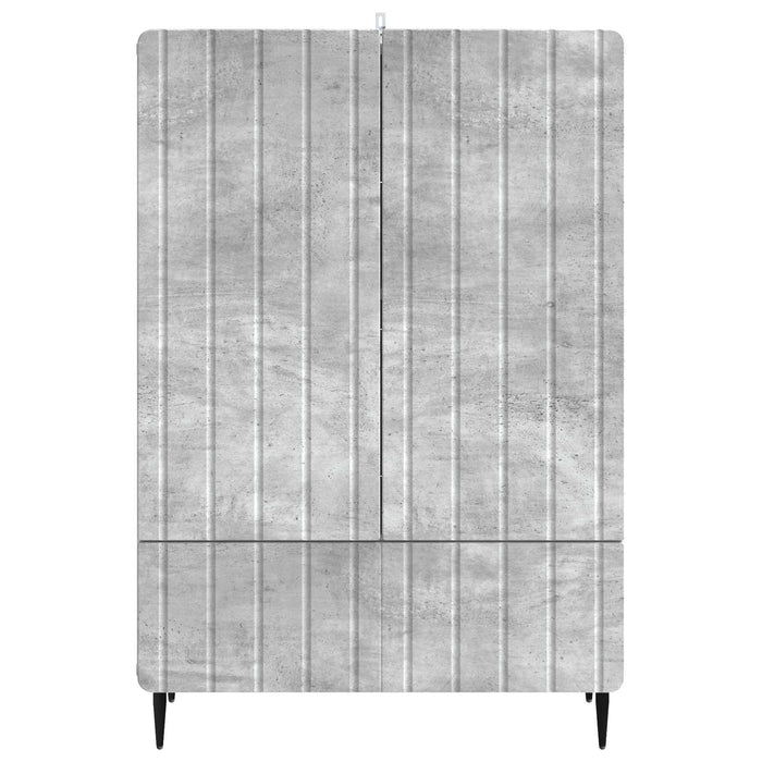 Bufet cu sertar Gri Beton 66 x 34,5 x 97 cm Lemn prelucrat - WALTI WALTI