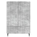 Bufet cu sertar Gri Beton 66 x 34,5 x 97 cm Lemn prelucrat - WALTI WALTI