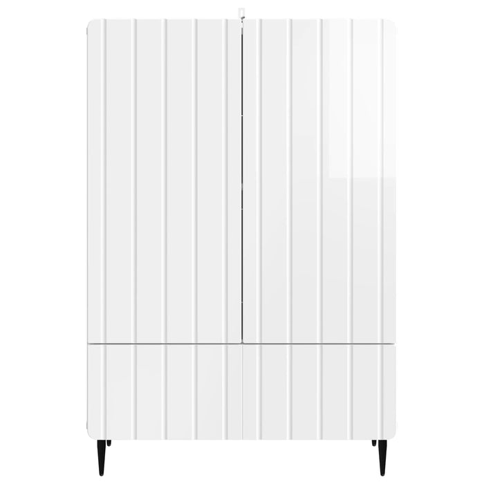 Bufet Alb foarte lucios 66 x 34,5 x 97 cm Lemn prelucrat - WALTI WALTI