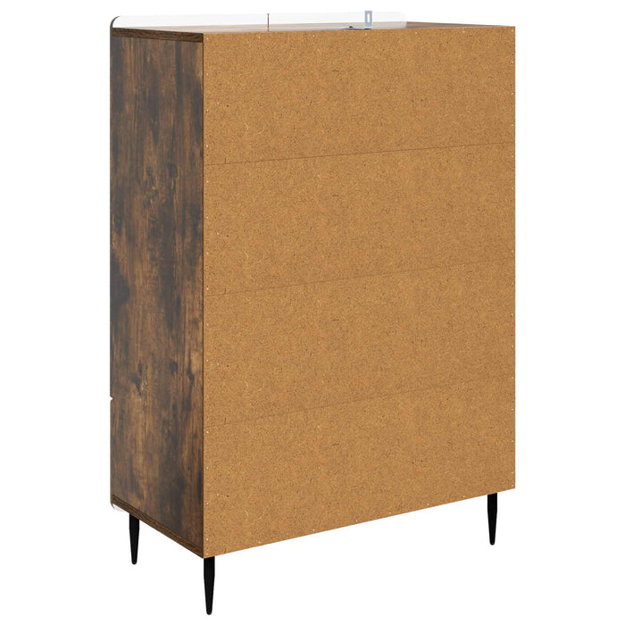 Bufet cu sertar Stejar fumuriu 66 x 34,5 x 97 cm Lemn prelucrat - WALTI WALTI