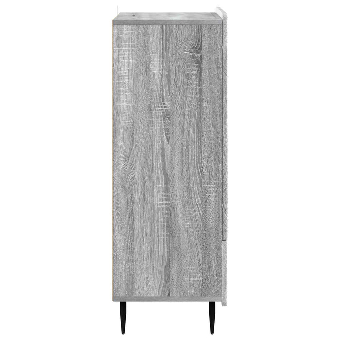 Bufet cu sertar Sonoma gri 66 x 34,5 x 97 cm Lemn prelucrat - WALTI WALTI