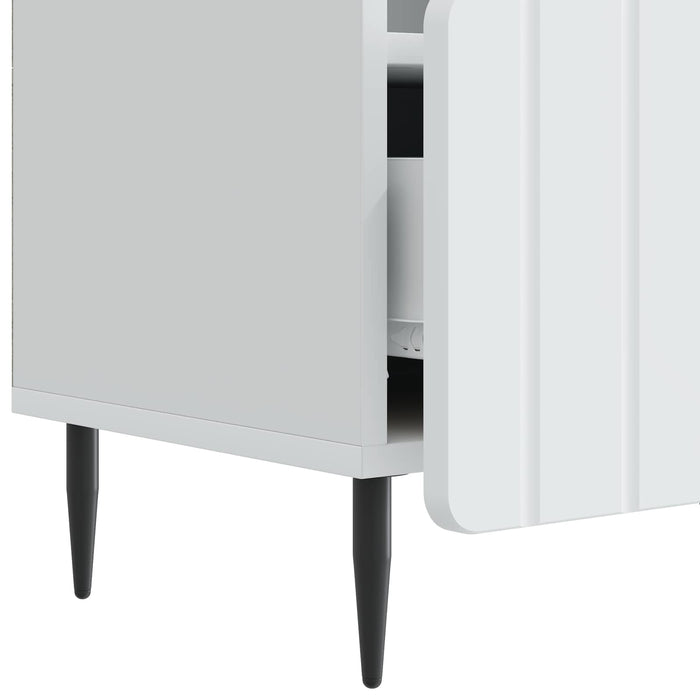 Cabinet TV cu sertar Alb 102 x 34,5 x 50 cm Lemn prelucrat - WALTI WALTI