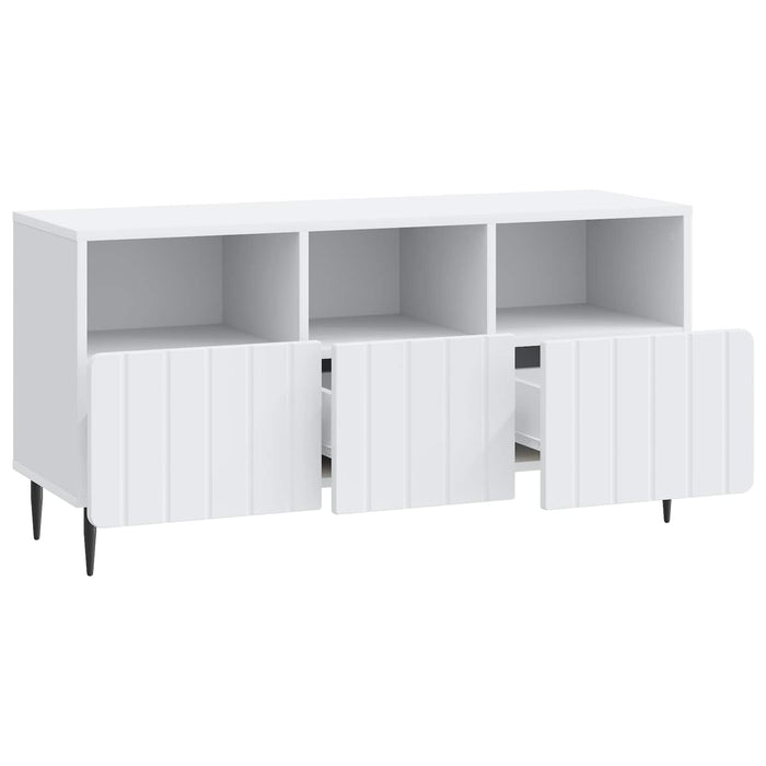 Cabinet TV cu sertar Alb 102 x 34,5 x 50 cm Lemn prelucrat - WALTI WALTI