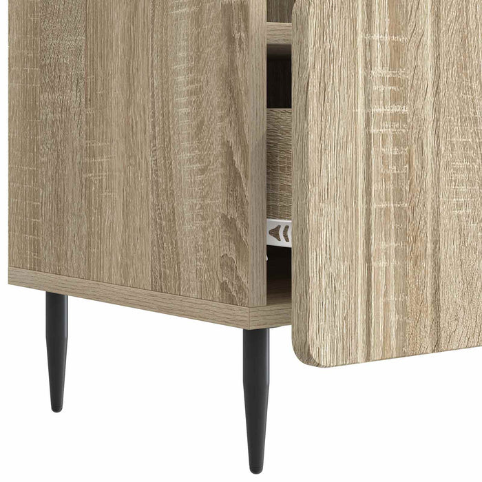 Cabinet TV Stejar Sonoma 102 x 34,5 x 50 cm Lemn prelucrat - WALTI WALTI